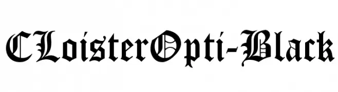 CLoisterOpti-Black  تنزيل الخطوط