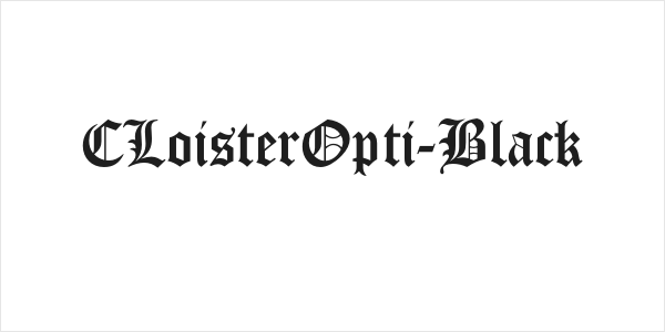 CLoisterOpti-Black Logo