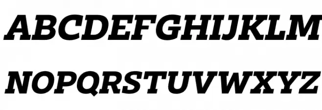 ClabPersonalUse-BoldItalic Schriftart Groß