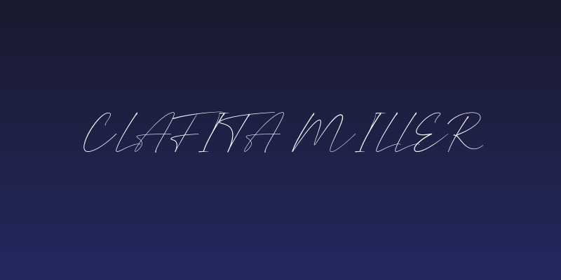 Clafita Miller Social Header
