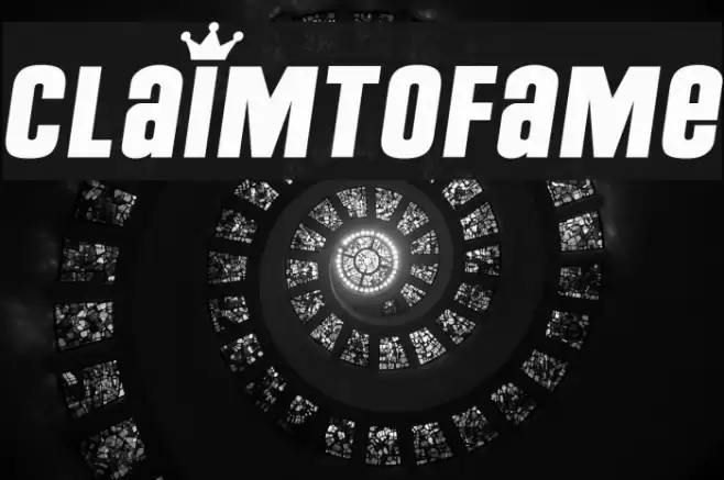 ClaimToFame Font examples
