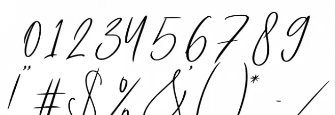 Claire Amoreth Font OTHER CHARS