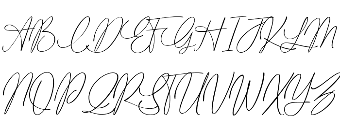 Claire Amoreth फ़ॉन्ट अपरकेस