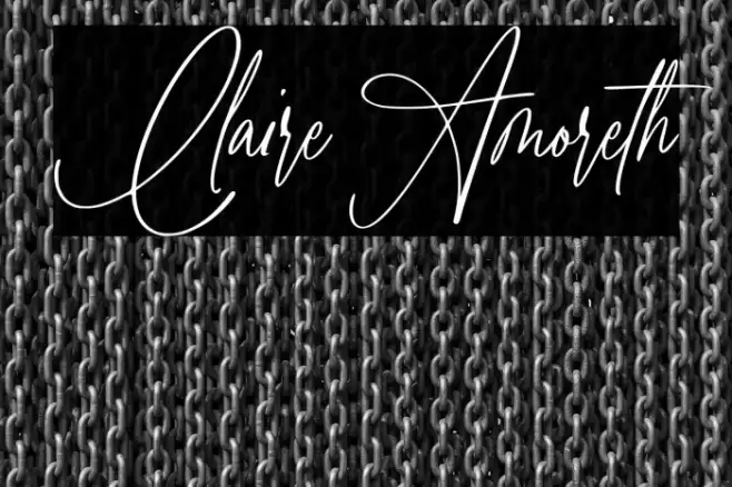 Claire Amoreth Font examples
