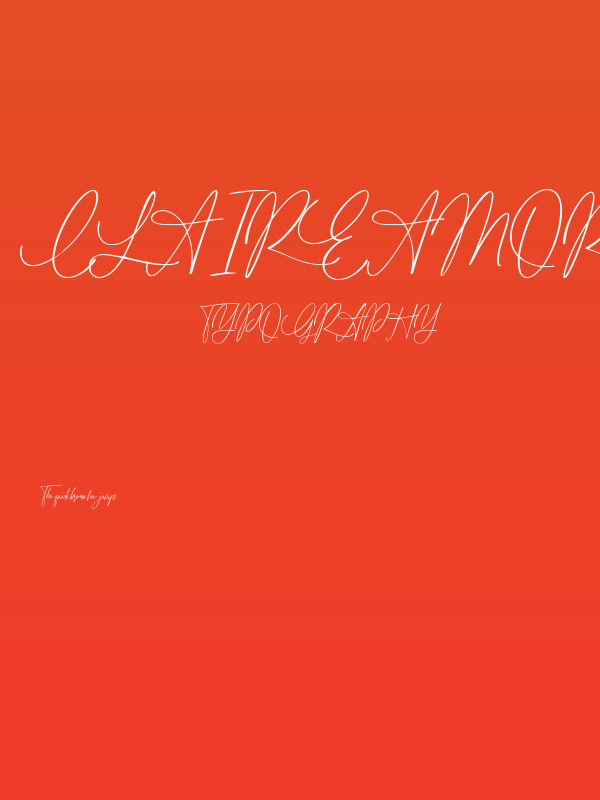 Claire Amoreth Poster