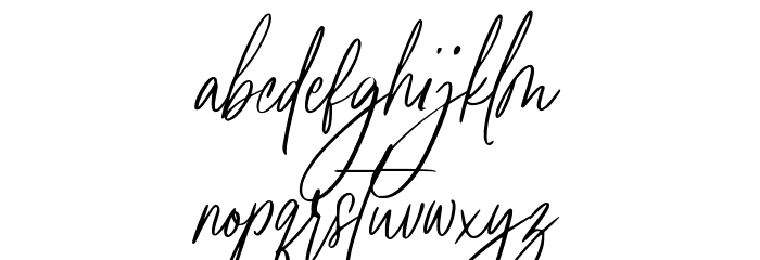 Claire Amoreth फ़ॉन्ट लोअरकेस