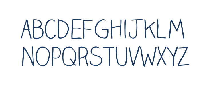 Claire Hand Light Lowercase