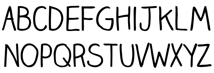 Claire Hand Regular Font LOWERCASE