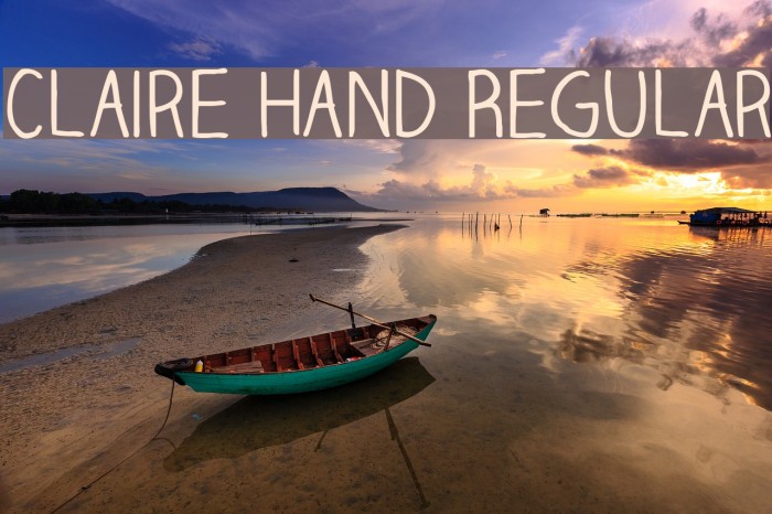 Claire Hand Regular Example 1