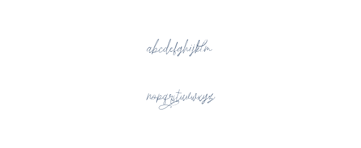 Claire Script Lowercase