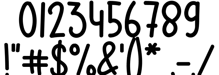 Claire Story Font OTHER CHARS