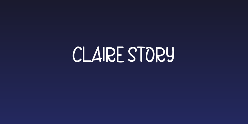 Claire Story Social Header