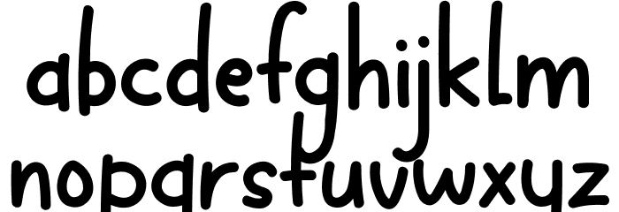 Claire Story Font LOWERCASE
