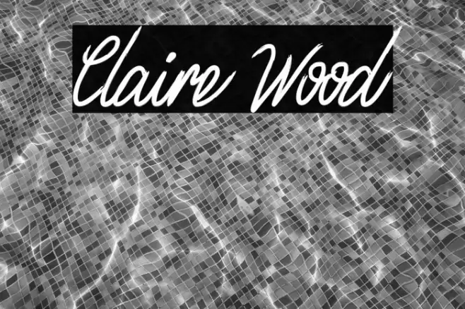 Claire Wood फ़ॉन्ट examples