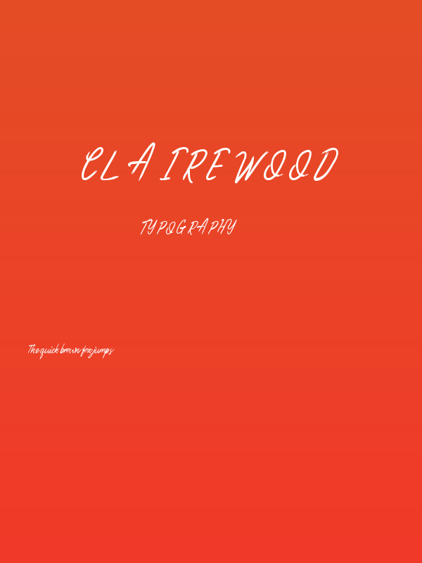 Claire Wood Poster