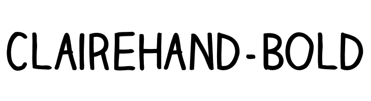 ClaireHand-Bold  les polices de caractères gratuit tlcharger