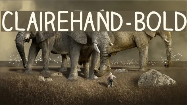 ClaireHand-Bold Example 2