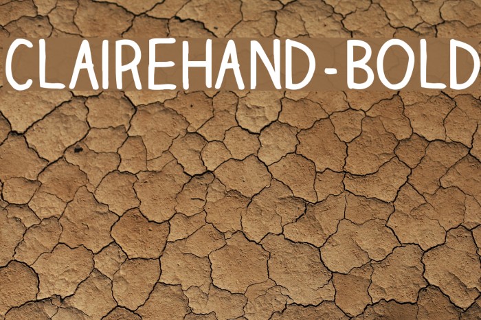 ClaireHand-Bold Example 3