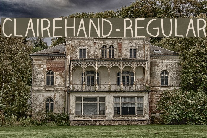 ClaireHand-Regular Example 3