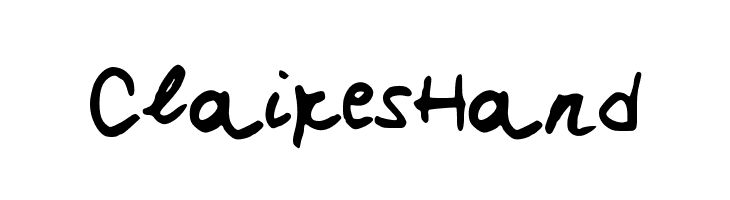 ClairesHand  Free Fonts Download