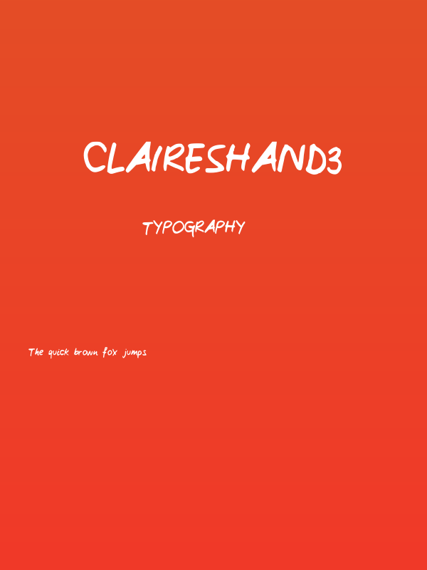 ClairesHand3 Poster