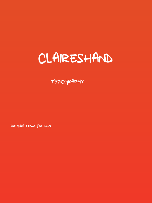 ClairesHand Poster