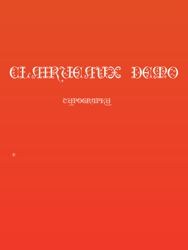 Clairveaux  Demo Poster