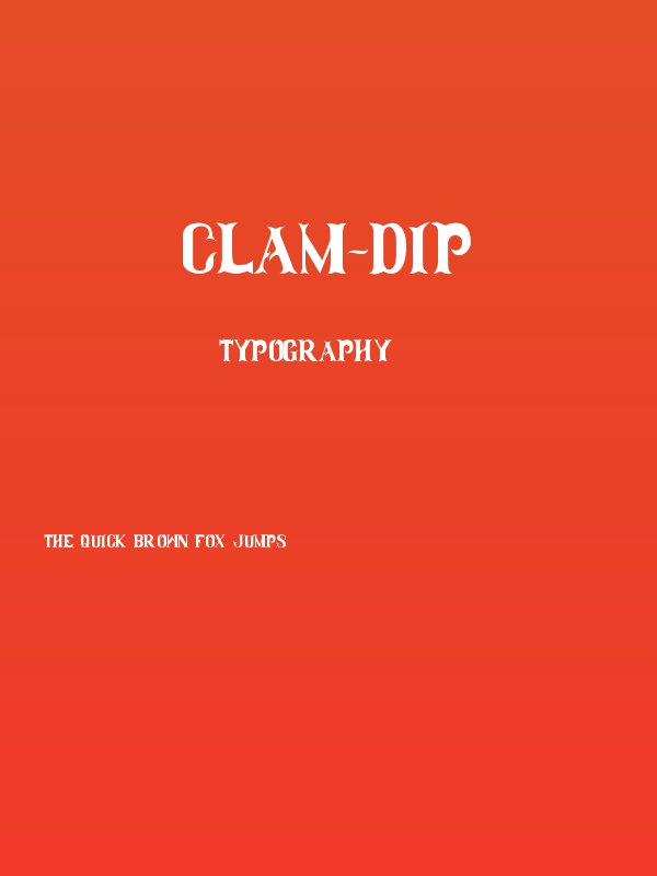 Clam-Dip Poster