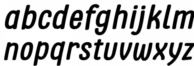 Clambake October Six Bold Italic Fonte MINÚSCULAS