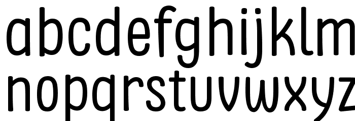 Clambake October Six Font LOWERCASE