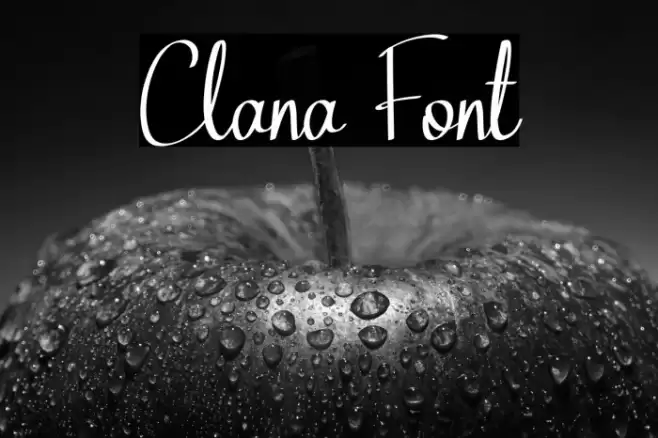 Clana Font examples