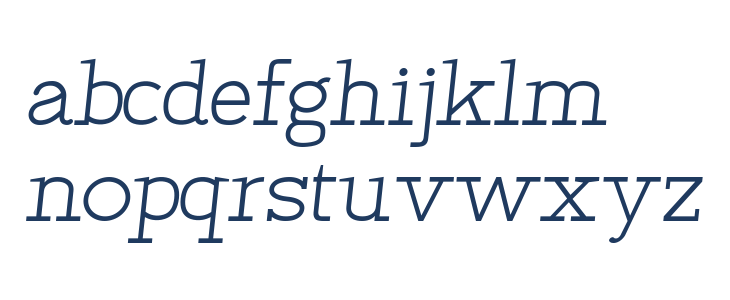 Clangorous Demo Italic Lowercase