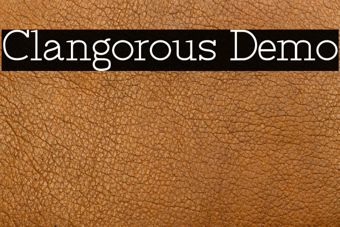 Clangorous Demo Example 1