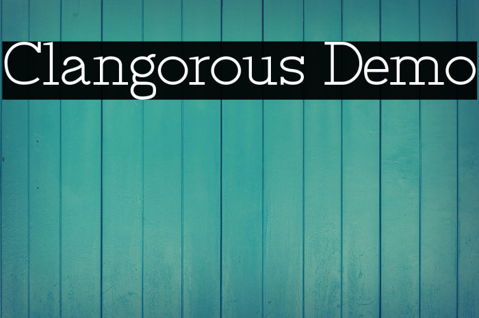 Clangorous Demo Example 2