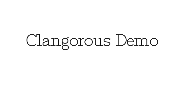 Clangorous Demo Logo