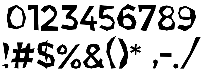Clanic Font Font OTHER CHARS