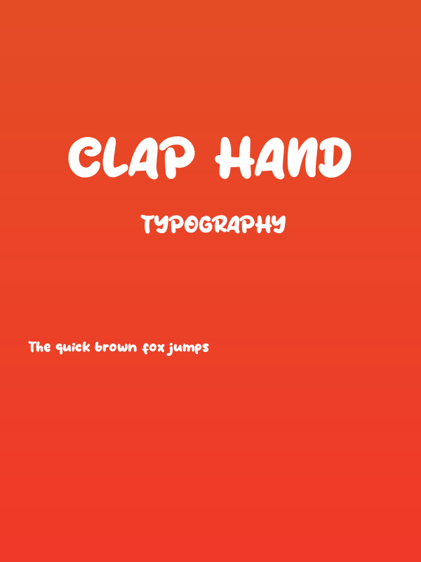 Clap Hand Poster