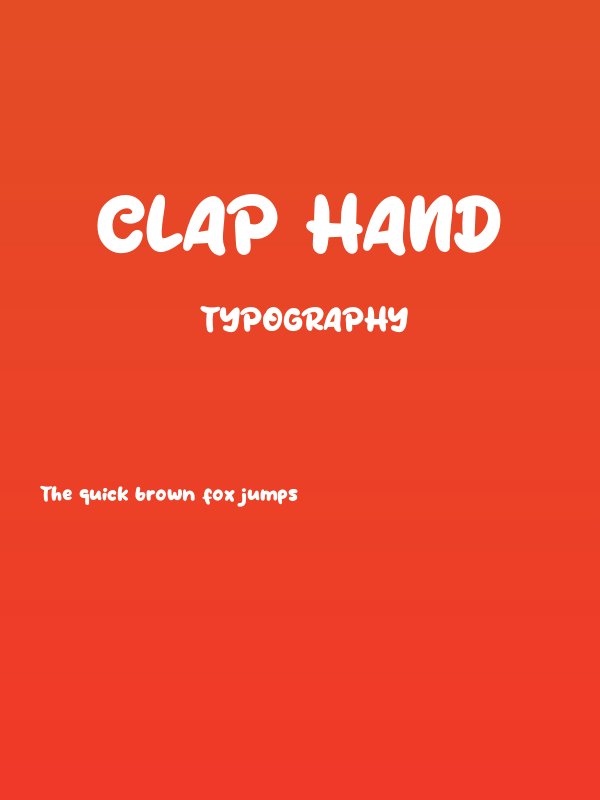 Clap Hand Poster