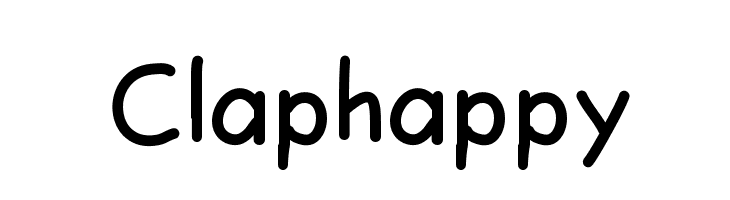 Claphappy Font