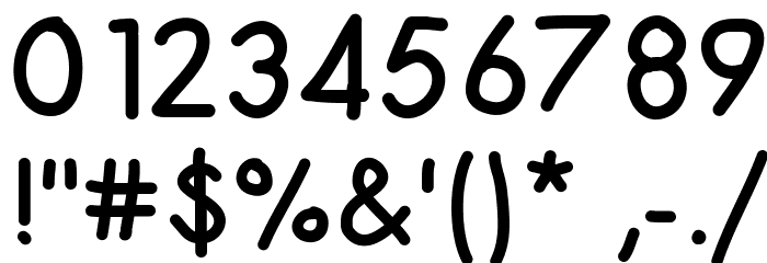 Claphappy Font OTHER CHARS