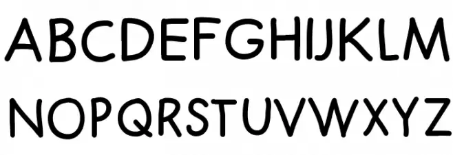 Claphappy Шрифта ВЕРХНИЙ