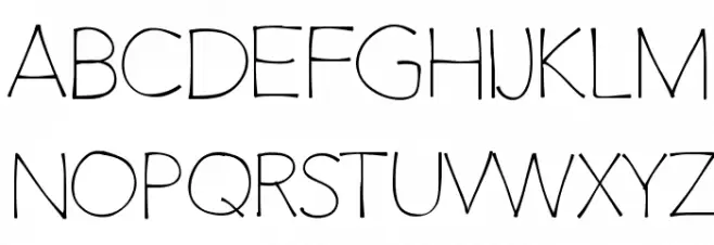 ClaphappyLight Шрифта ВЕРХНИЙ
