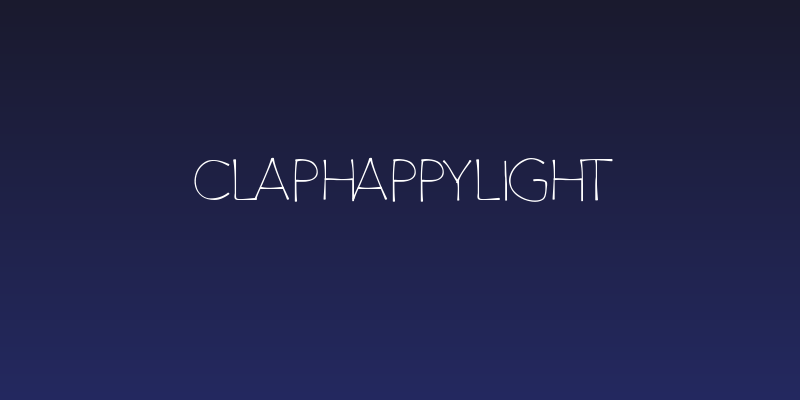 ClaphappyLight Social Header