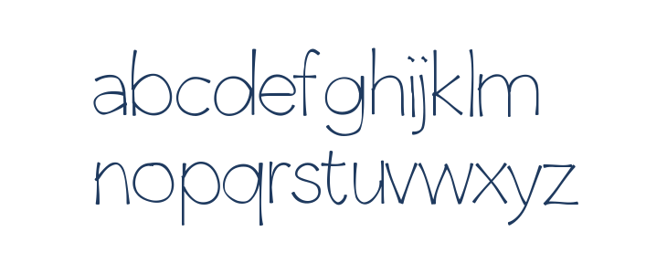 ClaphappyLight Lowercase