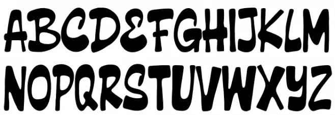 Claping Ballon Free Version फ़ॉन्ट अपरकेस