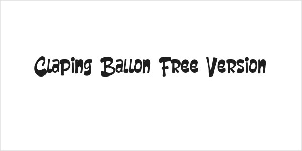 Claping Ballon Free Version Logo