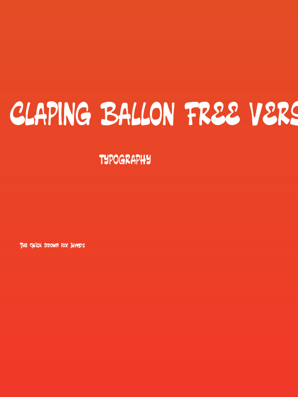 Claping Ballon Free Version Poster