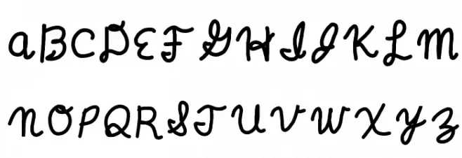 Clara Lee Cursive Schriftart Groß