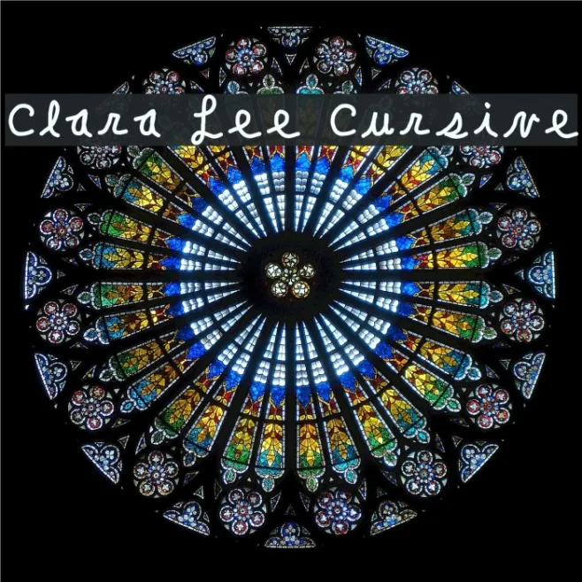 Clara Lee Cursive Example 2