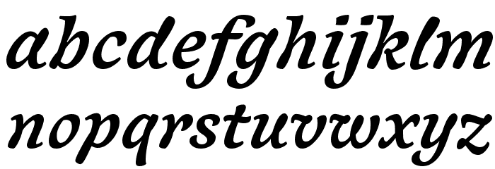 Clara-Regular Font LOWERCASE